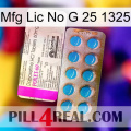 Mfg Lic No G 25 1325 new07